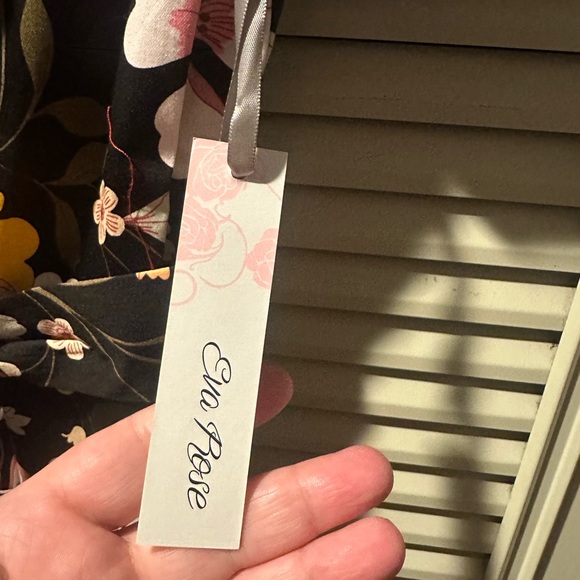 Floral Black Dress - Picture 4 of 5